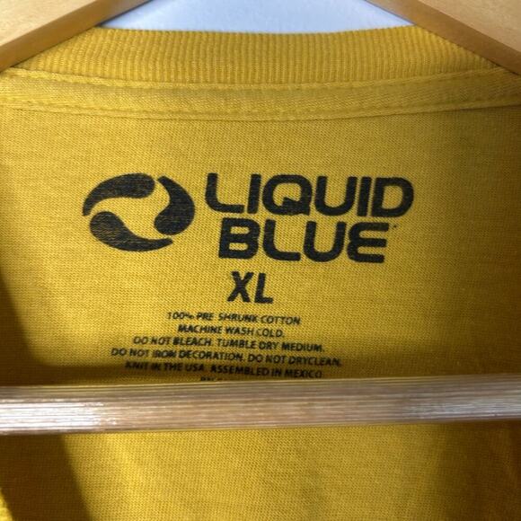 Liquid Blue Unisex Men’s Creedence Clearwater Revival Yellow Band T-Shirt XL - Picture 5 of 6